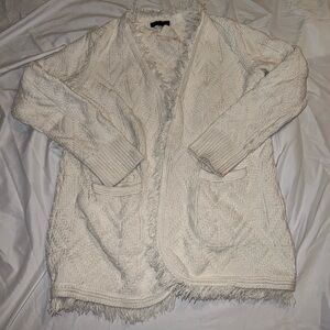Banana Republic Cream Cardigan Sweater